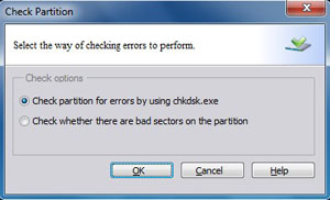 Check partition