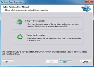 Copy partition