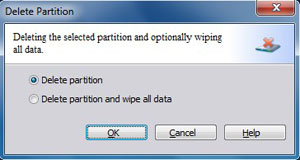 Delete partition