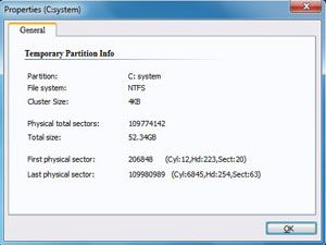 Partition properties